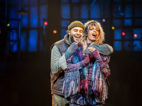 Billy Nevers (Collins) and Jeevan Braich (Angel) in Rent