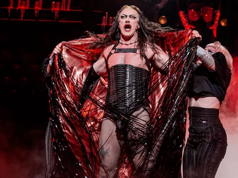 Luke Evans stars as Dr Frank N Furter in The Rocky Horror Show