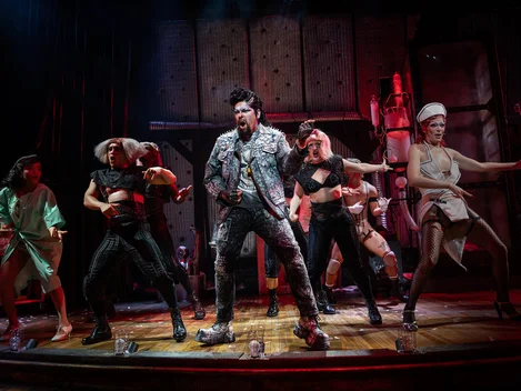 George Salazar as Eddie in The Rocky Horror Show on Broadway