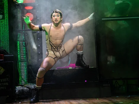 Jimin Moon as Rocky in The Rocky Horror Show on Broadway