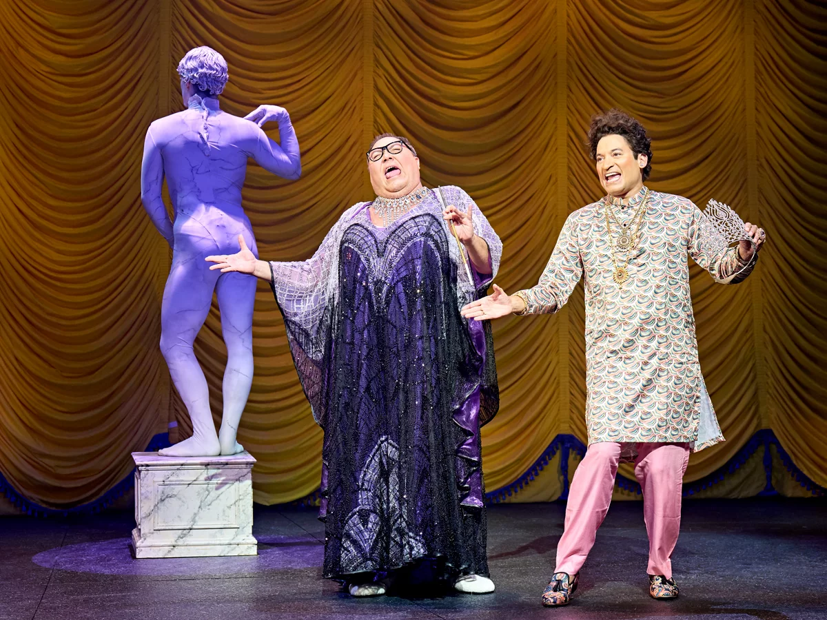 Trevor Ashley and Raj Ghatak inThe Producers