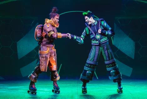 Rusty and Hydra in Starlight Express, London