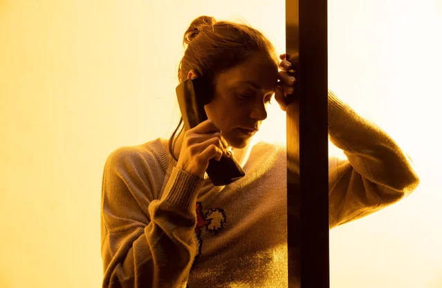 Ruth Wilson in The Human Voice at Harold Pinter Theatre, London