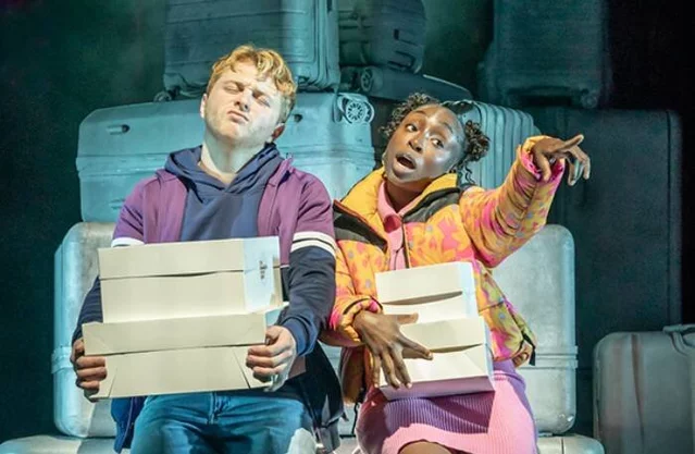Sam Tutty and Dujonna Gift in Two Strangers (Carry a Cake Across New York)