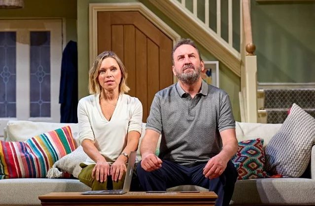 Sarah Alexander and Lee Mack in The Unfriend