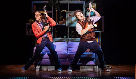 Cast of School of Rock the Musical at Gillian Lynne Theatre London West End