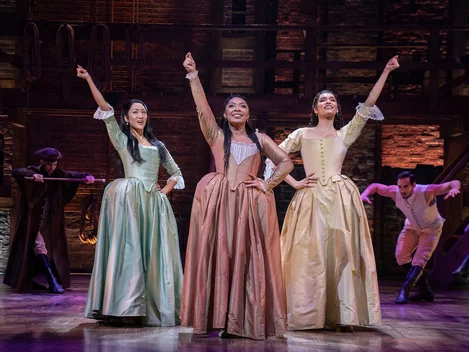 The Schuyler Sisters in Hamilton the musical, New York
