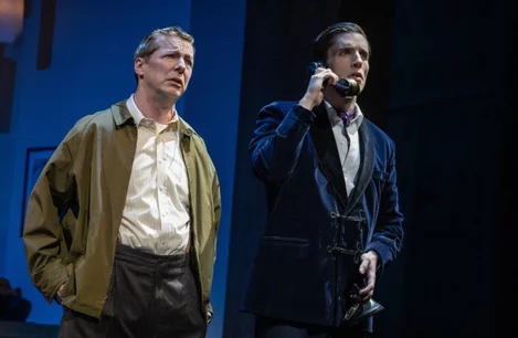 Sean Hayes and John Zdrokeski in Good Night, Oscar