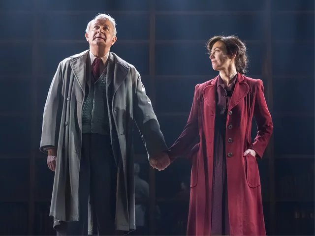 Hugh Bonneville and Maggie Siff star in Shadowlands