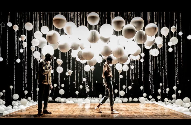 Sheila Atim and Ivanno Jeremiah in Constellations at the Vaudeville Theatre