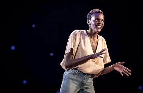 Sheila Atim in Constellations at the Vaudeville Theatre