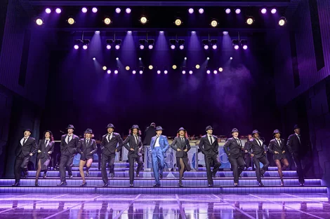 The cast of Sinatra The Musical
