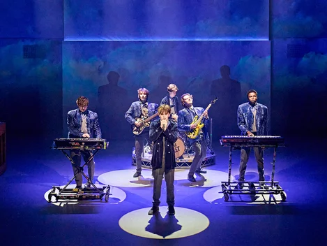 The cast of Sing Street perform at Lyric Hammersmith