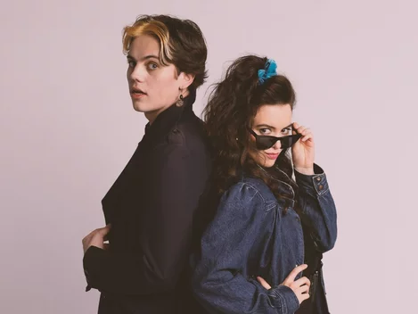 Sheridan Townsley and Grace Collender in Sing Street
