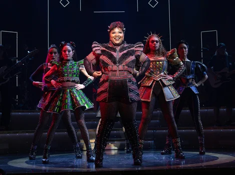 Olivia Donaldson as Anna of Cleves in Six on Broadway