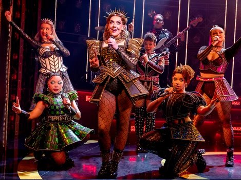 Catherine of Aragon (Adrianne Langley) in Six