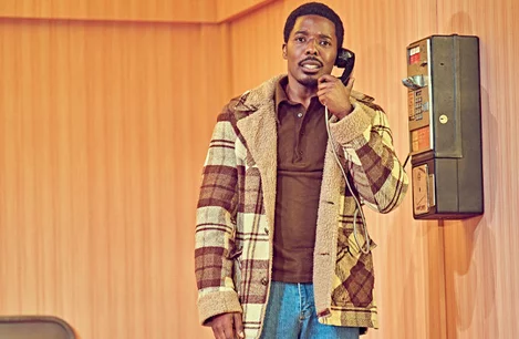 Solomon Israel as Youngblood in Jitney at the Old Vic Theatre