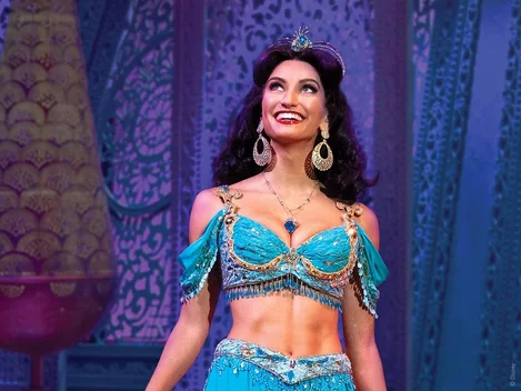 Sonya Balsara as Jasmine in Aladdin on Broadway