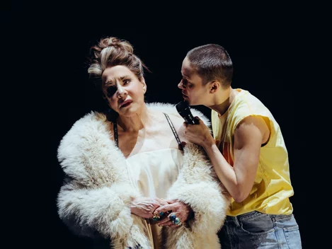 Stockard Channing and Brie Larson in Elektra