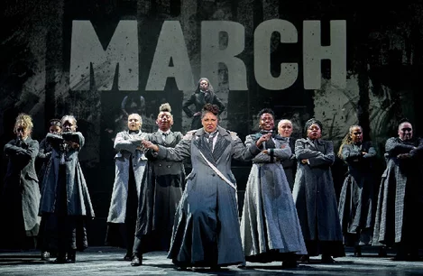 The cast of Sylvia at the Old Vic Theatre