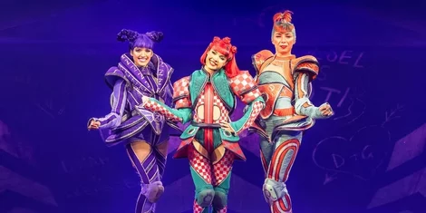 Tassita, Dinah and Belle in Starlight Express, London