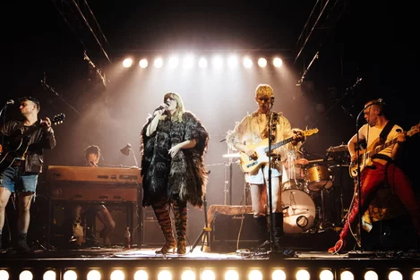 A band in the midst of collapse in David Hare's Teeth 'N' Smiles