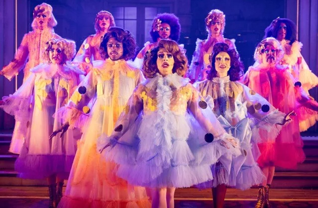 The Cagelles in La Cage Aux Folles at Regent's Park