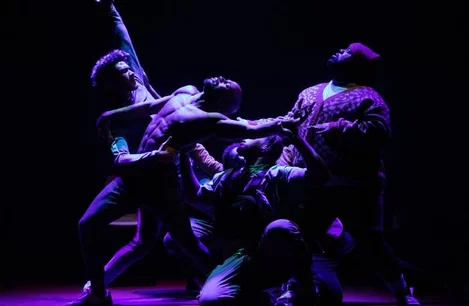 The cast of For Black Boys at the Garrick Theatre
