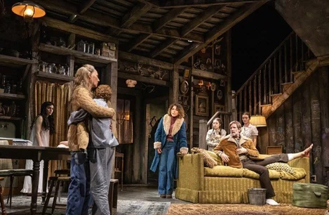 The cast of Grey House on Broadway