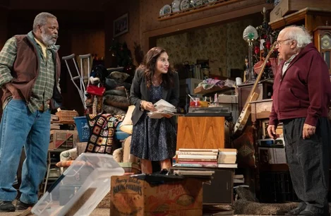The cast of I Need That on Broadway