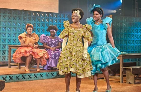 The cast of School Girls at Lyric Hammersmith