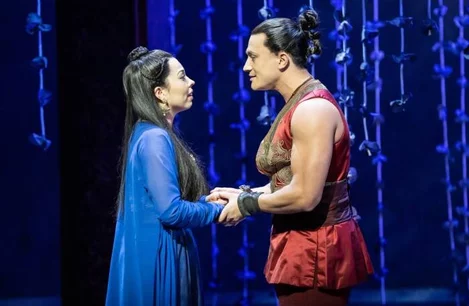 The cast of The King and I at the Dominion Theatre