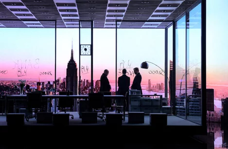 The cast of The Lehman Trilogy