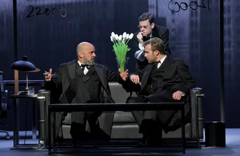 The cast of The Lehman Trilogy