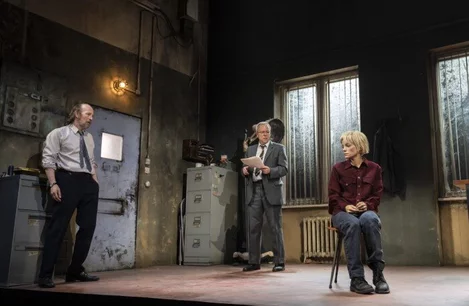 The cast of The Pillowman