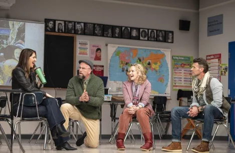 The cast of The Thanksgiving Play
