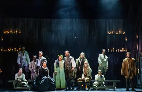 The cast of Treason the Musical