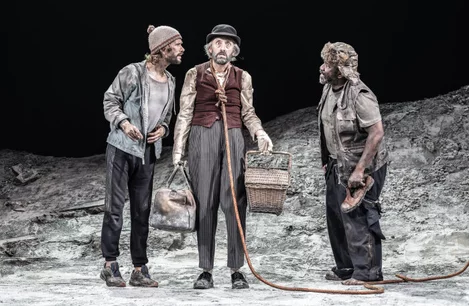 The cast of Waiting for Godot at Theatre Royal Haymarket