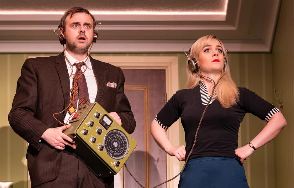 Chris Leask and Charlie Russell in The Comedy About Spies