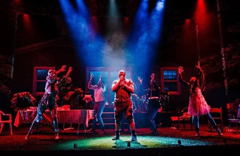 The company of Fat Ham on Broadway