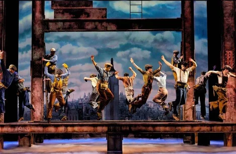 The company of New York, New York on Broadway