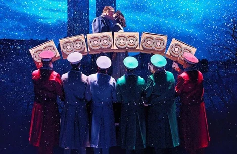 The company of New York, New York on Broadway