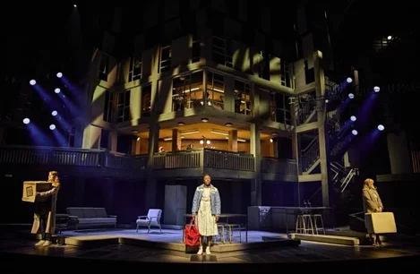 The West End company of Standing at the Sky's Edge