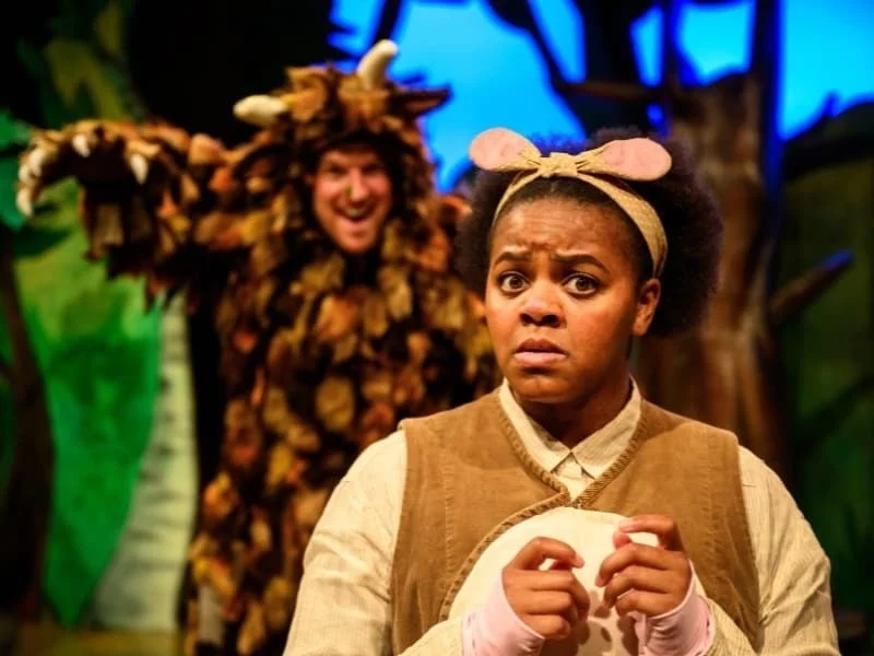 The Gruffalo (and the little brown mouse) walk back into the Lyric Theatre