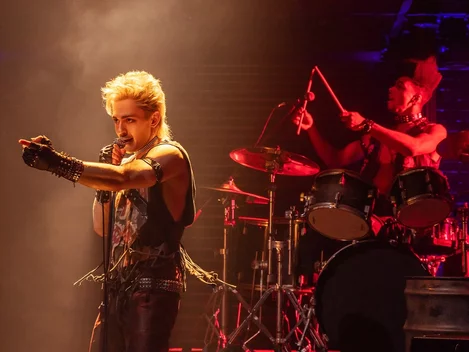 Ali Louis Bourzgui as David in The Lost Boys: The Musical