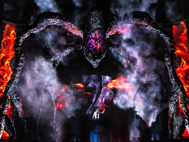 The monsters in Stranger Things on Broadway