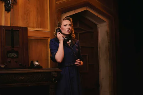 Saranna Parlone as Mollie Ralston in The Mousetrap