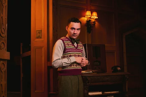 Stefan Chanyaem as Christopher Wren in The Mousetrap