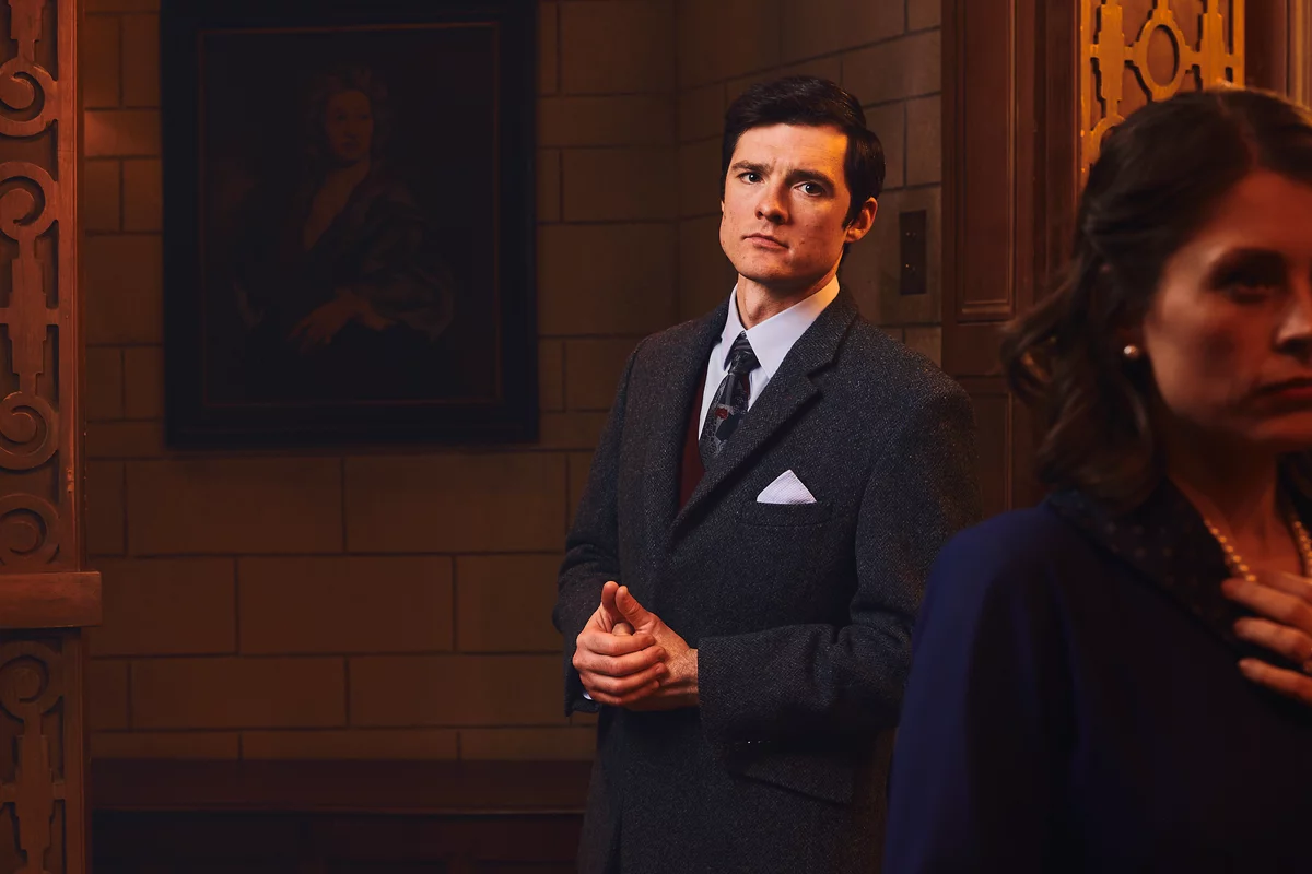 Giles Ralston (Cai Brigden) in The Mousetrap at the St Martin's Theatre