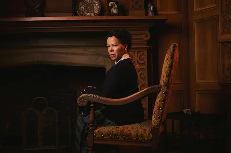 Joanne Henry as Mrs Boyle in The Mousetrap